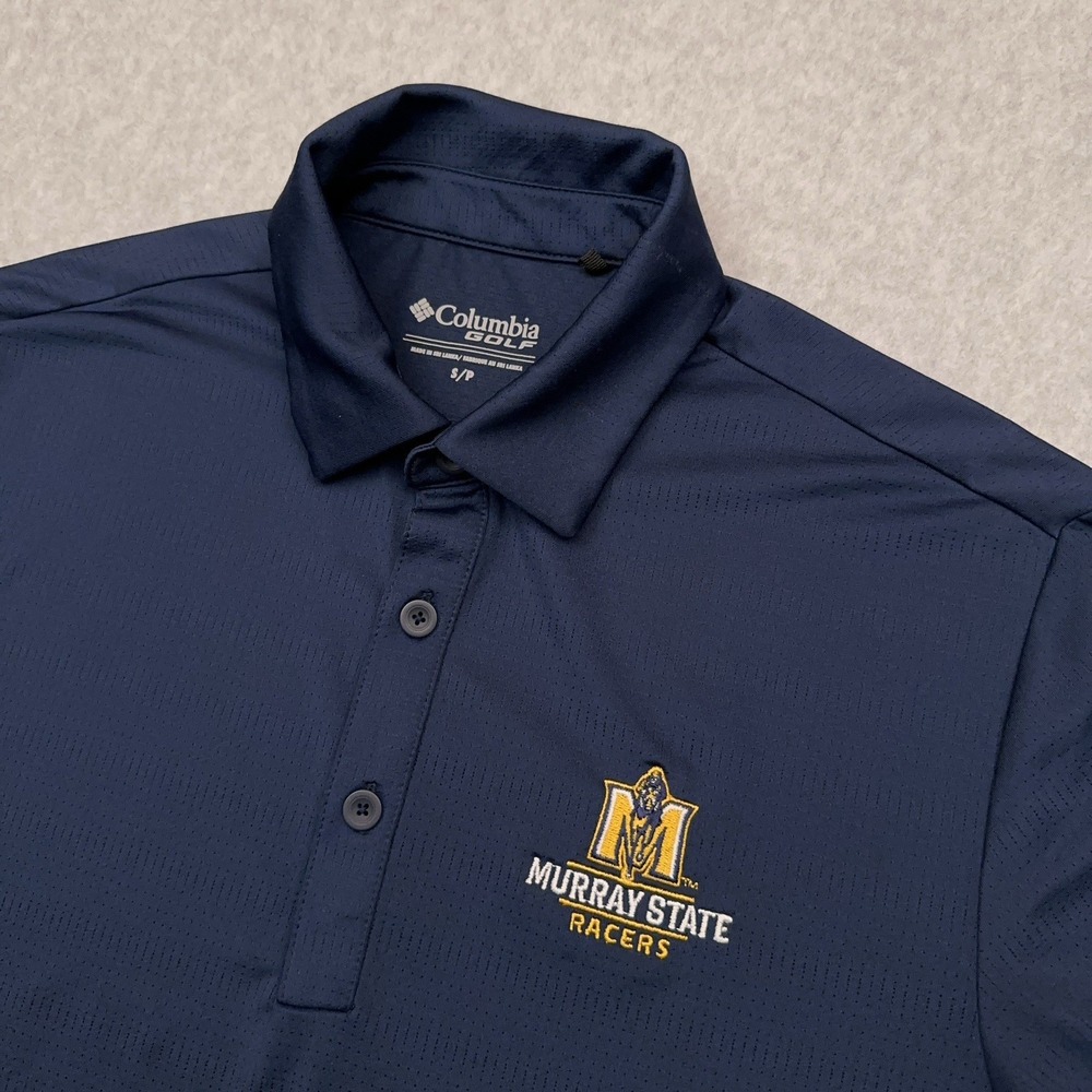 Columbia Golf Omni Freeze Zero Power Polo Shirt Men's Small MURRAY‎ STATE RACERS
